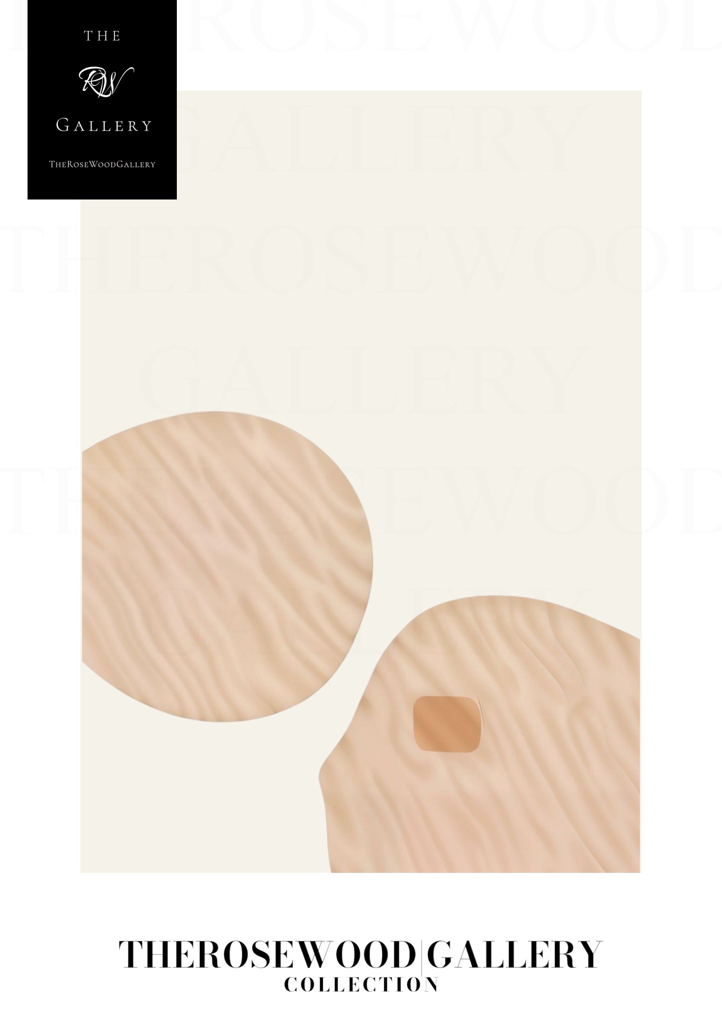 Minimalist Wall Art Prints | Instant Digital Download | Cozy Neutral Tones | Sophisticated Circular Home Decor | Gentle Subdued Colors | Creamy Beige