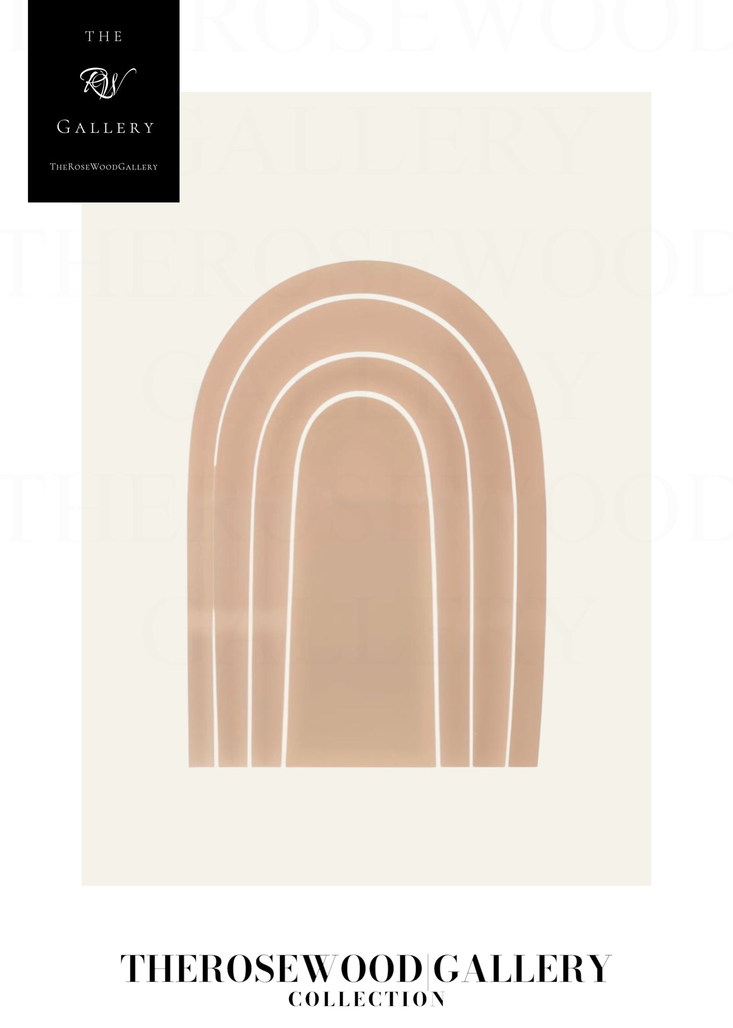 Simple Arc Digitale Kunstdrucke | Einfacher Sofort-Download | Natürliche, warme Neutraltöne | Schicke, runde Akzente im Interieur | Ruhige, dezente Palette | Hellbeige- und Blassrosa-Töne