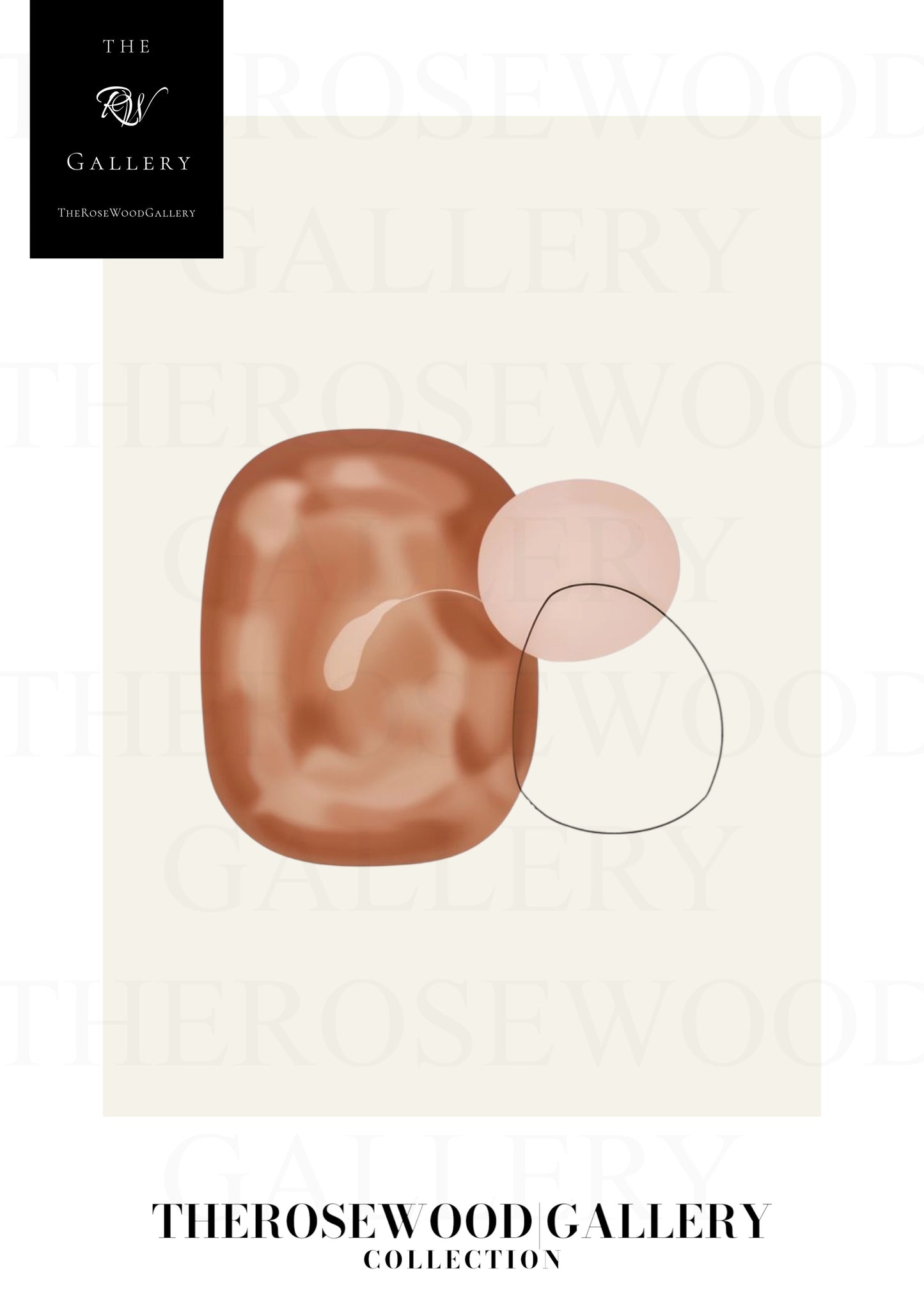 Minimalist Printable Artwork | Instant Access Available | Warm Neutral Color Scheme | Stylish Circle Motifs | Soft Muted Earthy Colors | Taupe and Beige Shades