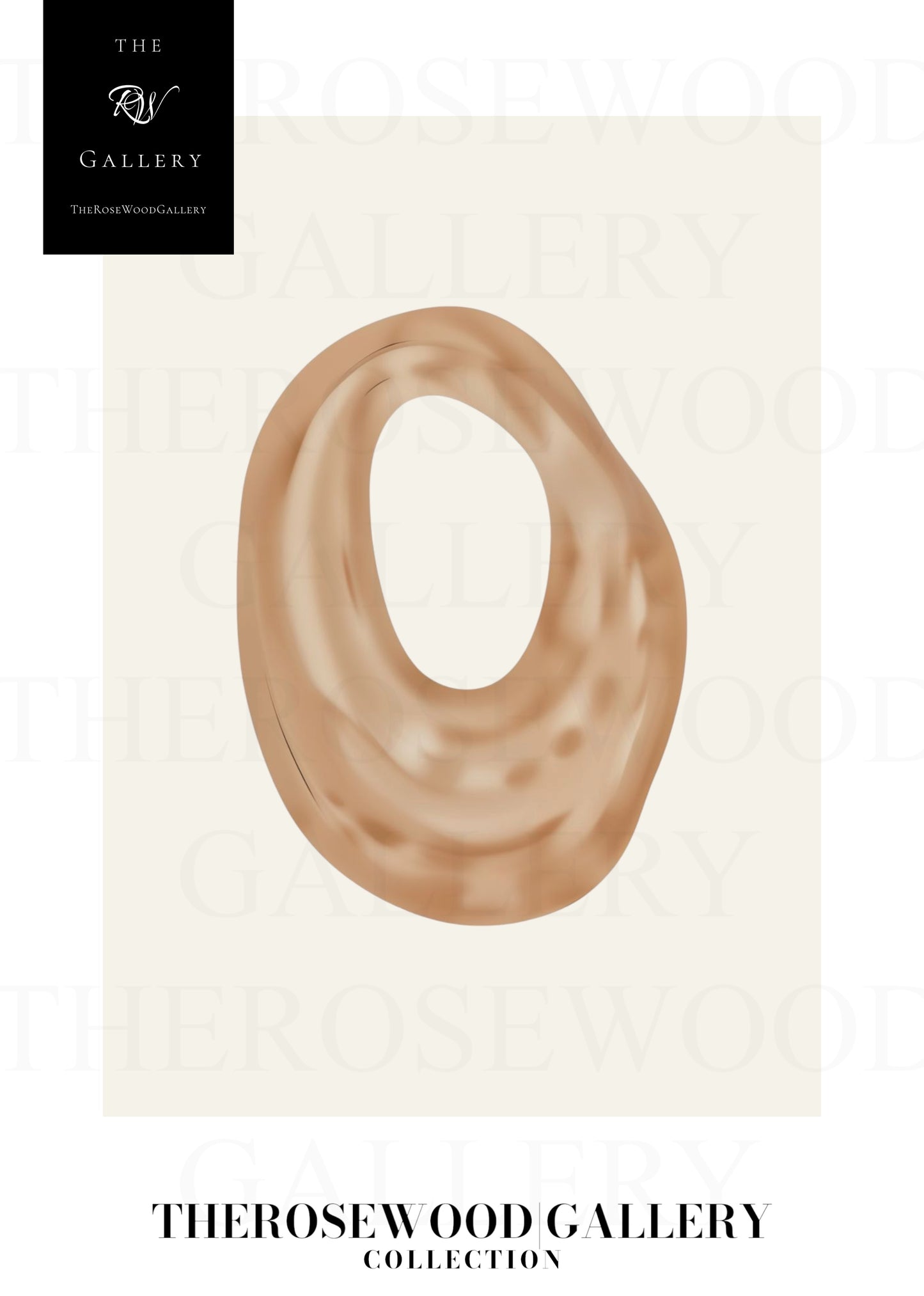 Modern Minimalist Poster | Quick Digital Access | Cozy Neutral Colors | Elegant Round Shapes | Subtle Earthy Hues | Brown-Taupe Details