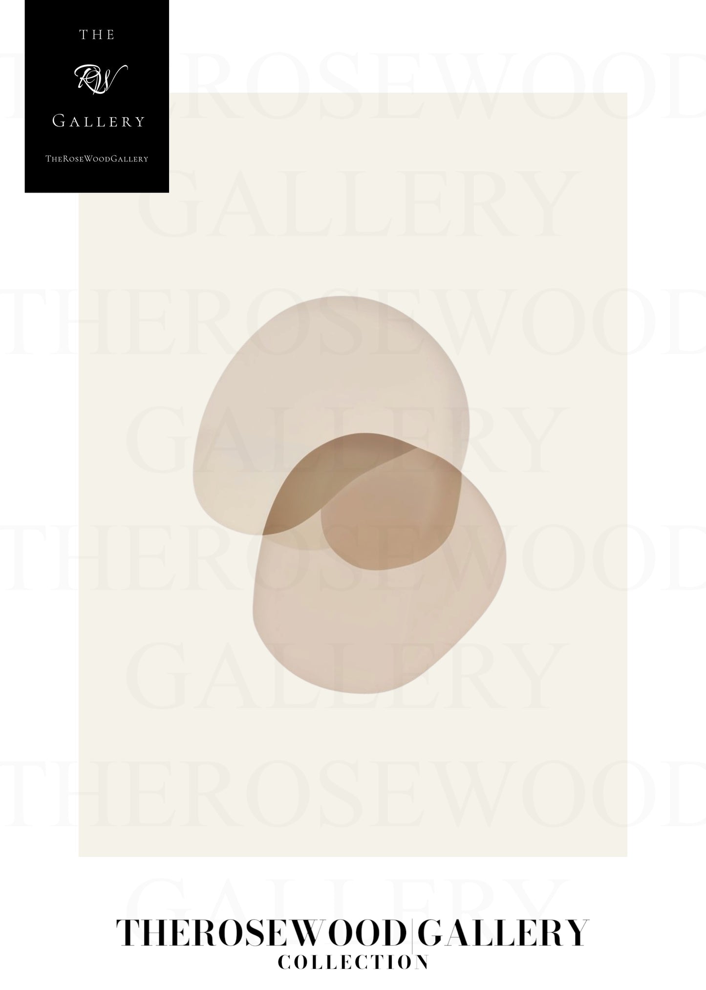 Impression minimaliste aux tons clairs | Décoration murale à télécharger instantanément | Décoration de chambre neutre | Cercles géométriques abstraits | Gris-taupe imprimable