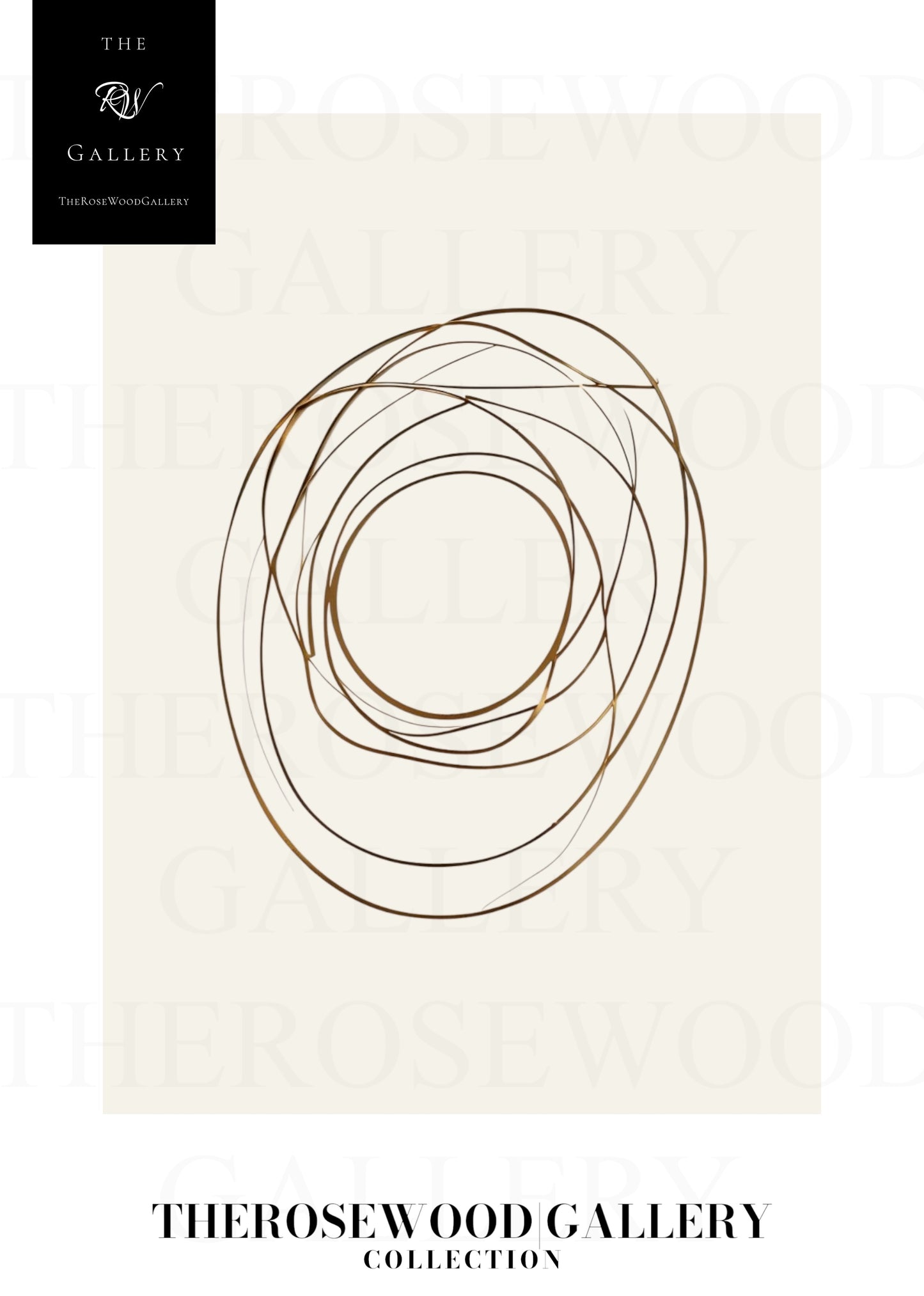 Soft Gold Contours | Modern Lines Abstract Print | Digital Drawing | Home Decor | Beige Tones | Contemporary Wall | Artful Living Space