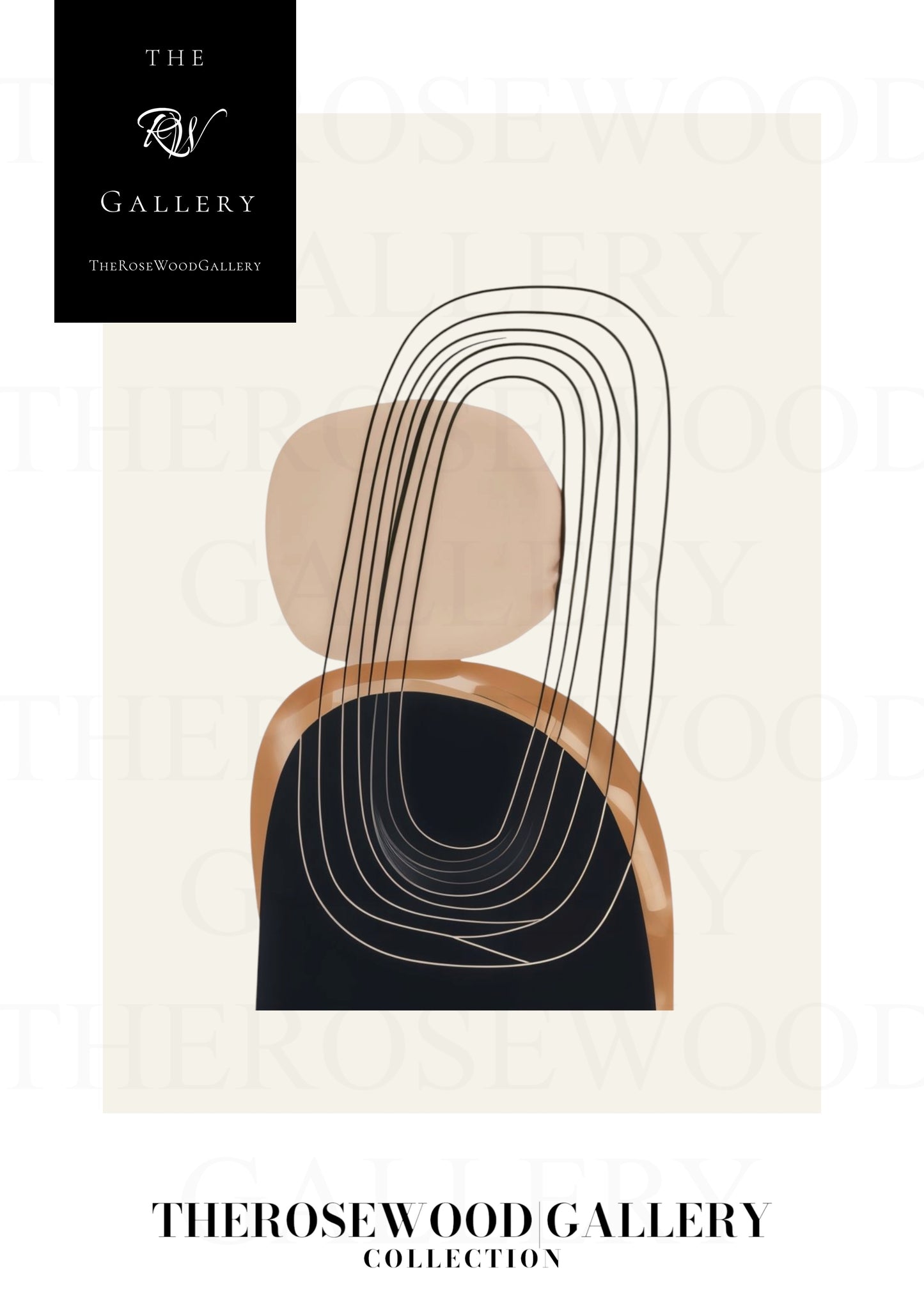 Modern Printable Art Poster | High Definition Download | Subtle Earthy Hues | Geometric Harmony | Cozy Contemporary Wall Art