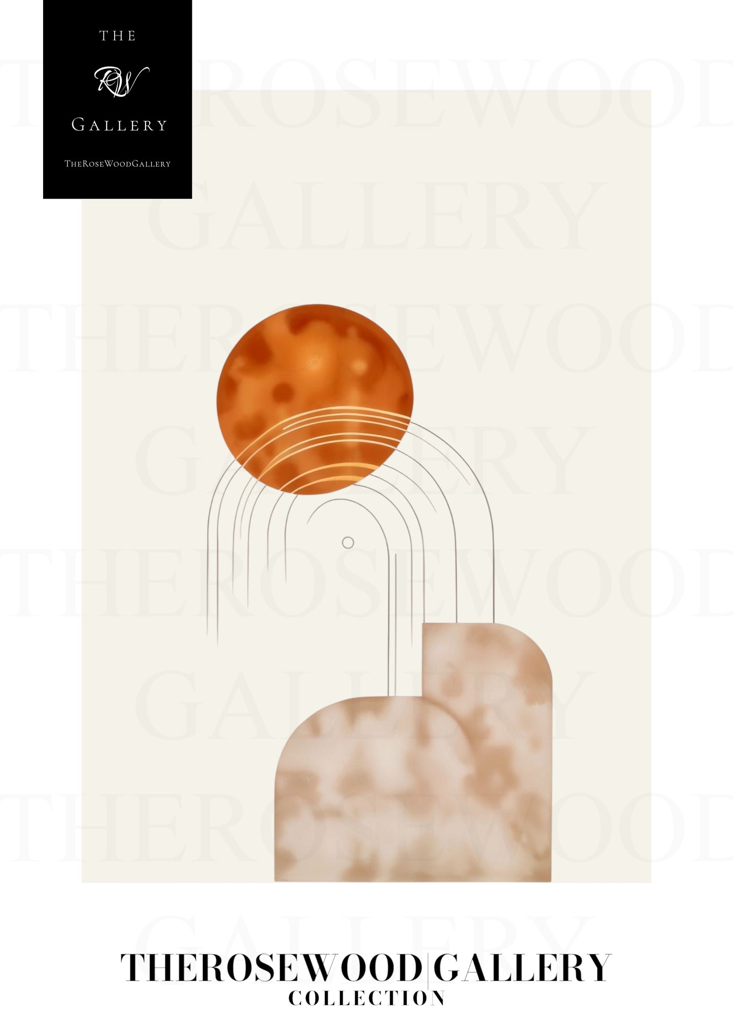 Contemporary Centerpiece Prints | Professional Resolution Download | Desert Tones | Architectural Forms | Room Art