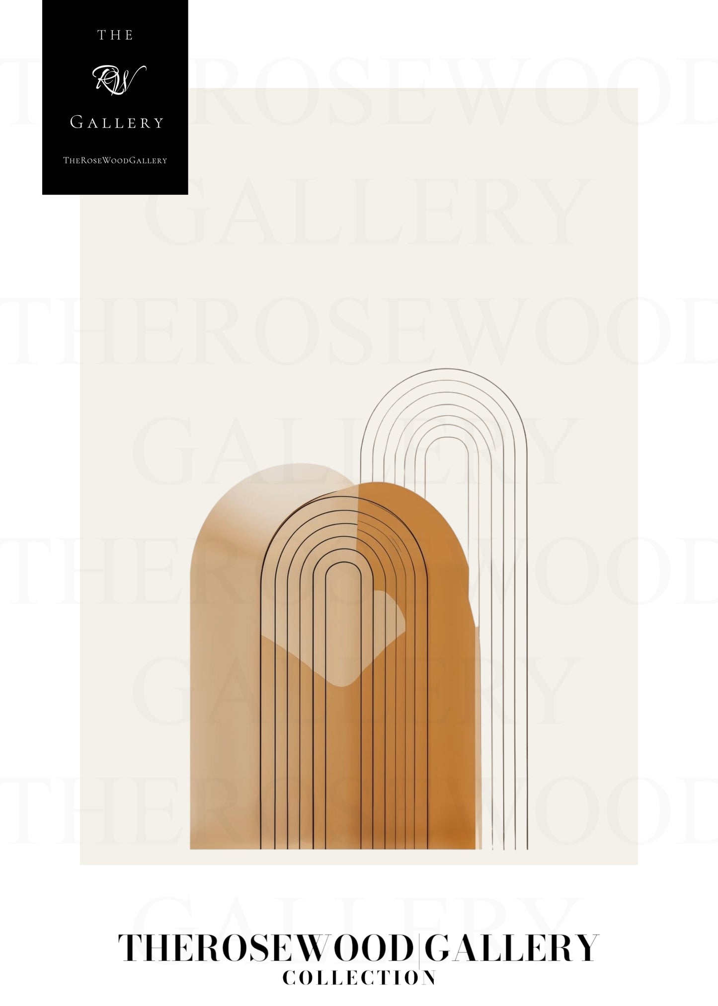 Minimalist Digital Print | Premium Quality Digital Download | Golden Palette | Geometric Arc | Contemporary Home