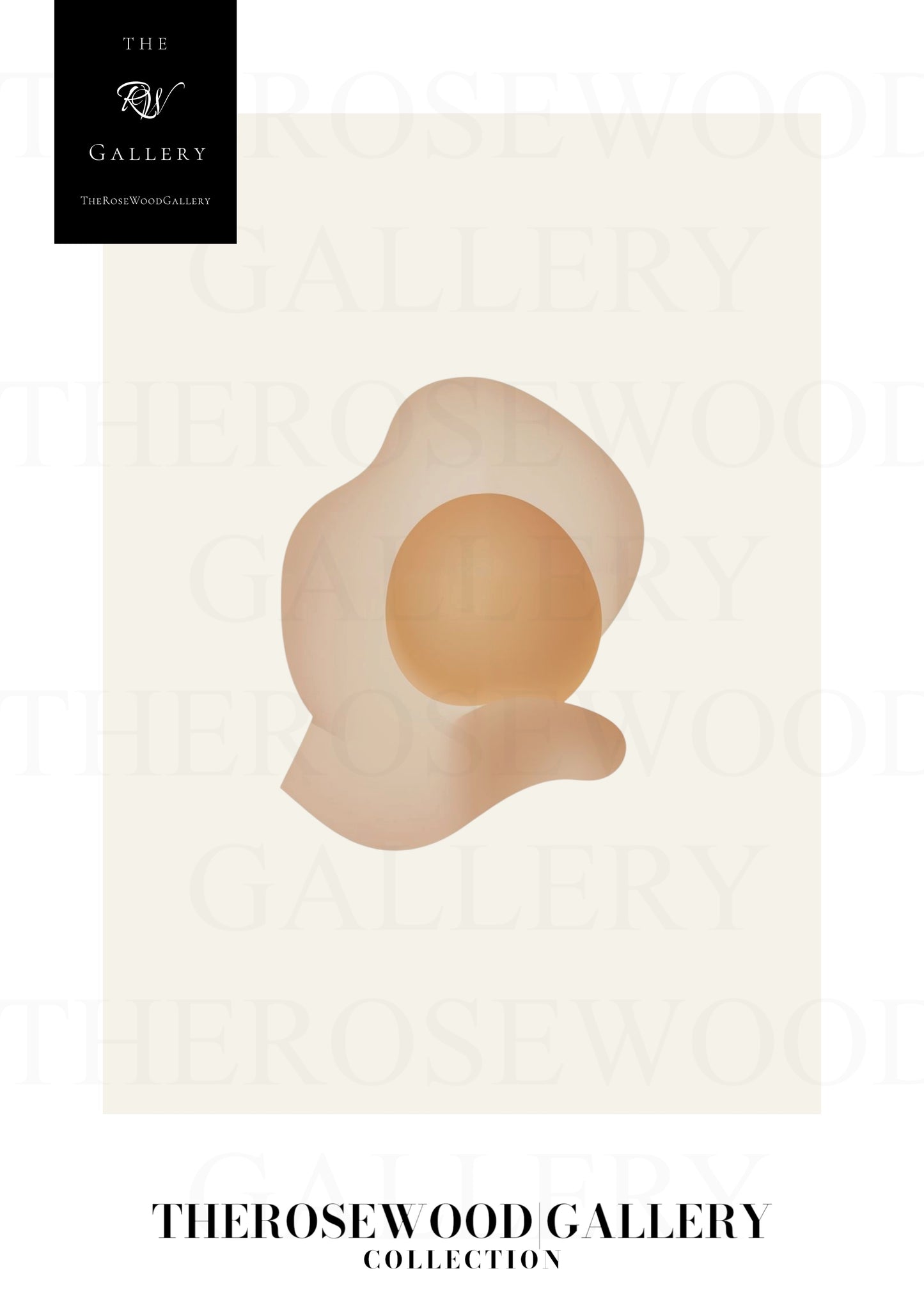 Modern Minimalist Digital Art | High-Quality Download | Beige Muted Tones | Simple Geometric Shapes | Elegant Wall