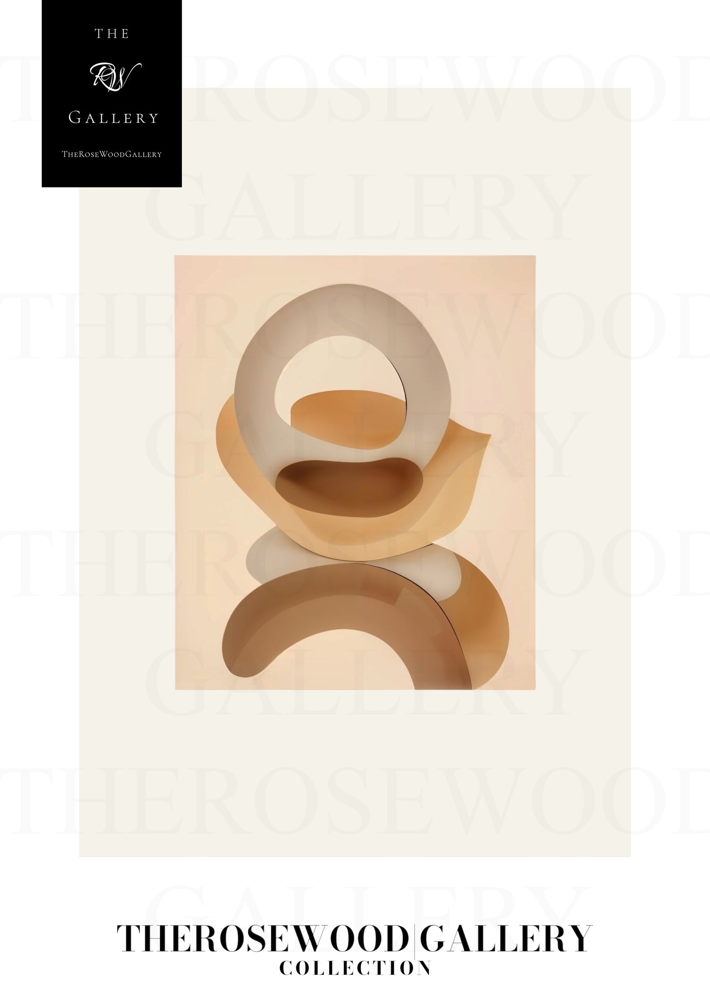 Minimalist Art | High-Resolution Digital Download | Warm Beige Hues | Abstract Geometric Forms | Cozy & Modern