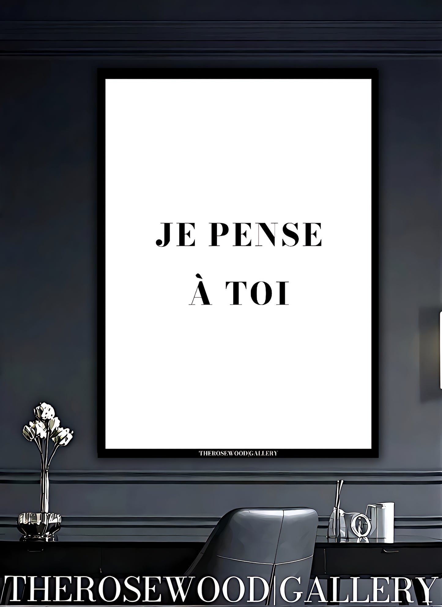 Minimalist Quote Poster | Ultra High Definition File | Black & White | Simple Typography | Motivational Art | Inspiration