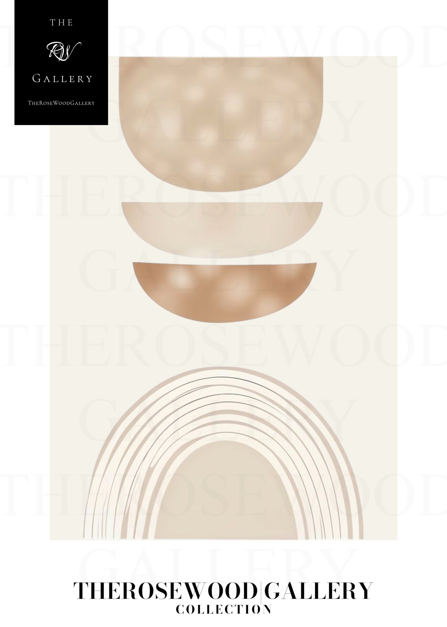 Décoration murale numérique minimaliste | Téléchargement instantané | Chaleur neutre et chaleureuse | Motifs circulaires élégants | Tons terreux doux et discrets | Palette beige taupe