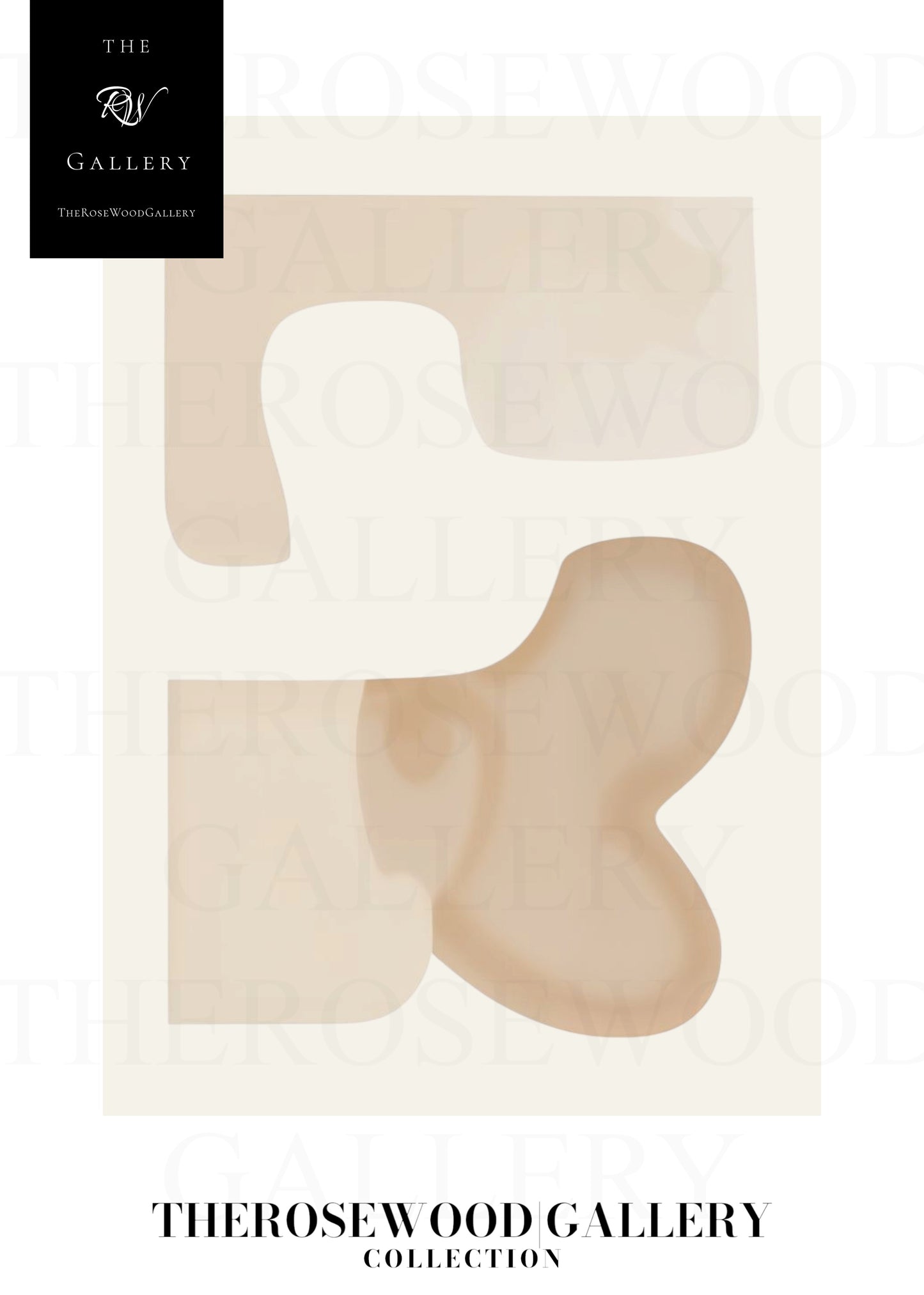 Minimalist Digital Artwork | Fast Instant Download | Warm Neutral Shades | Circular Elements | Soft Muted Earth Tones | Beige Taupe Clear Colors