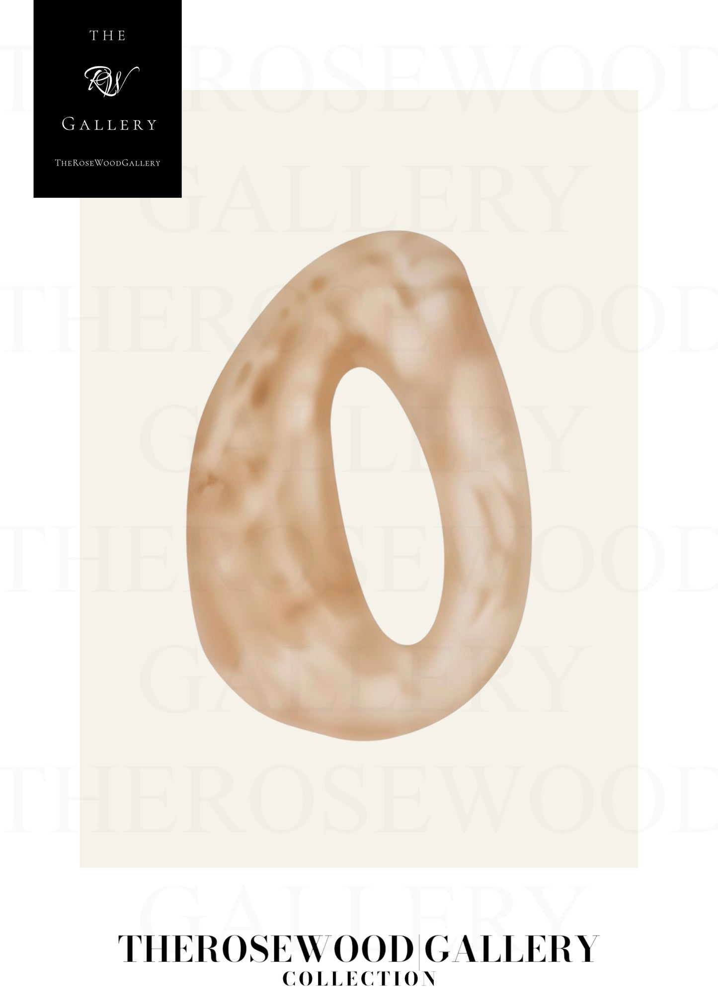 Affiche numérique minimaliste | Téléchargement instantané | Fond neutre et chaleureux | Formes circulaires abstraites | Tons terreux doux | Palette de couleurs beige taupe