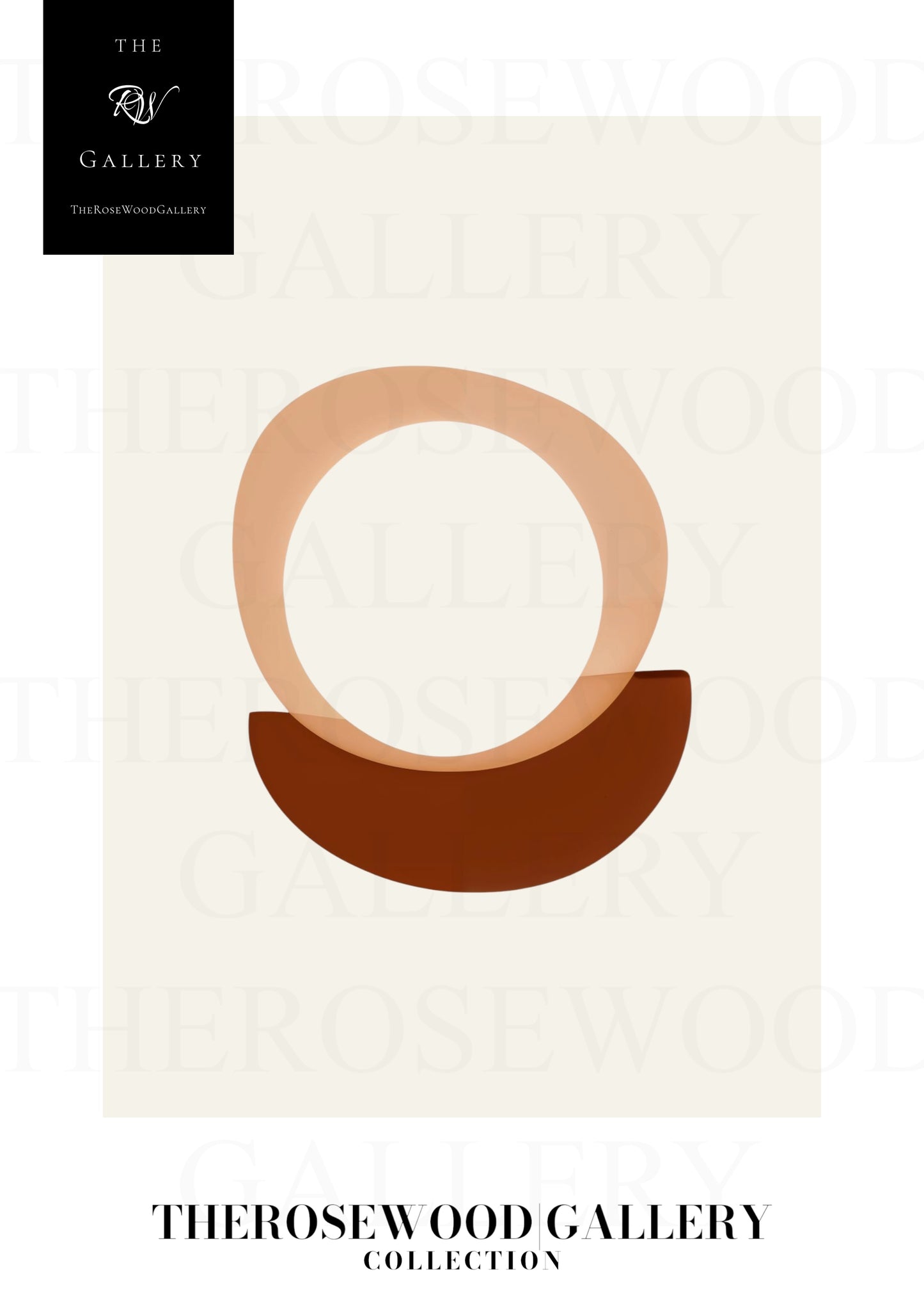 Modern Printable Wall Art | Quick Access | Neutral Warm Palette | Artistic Round Shapes | Muted Earth Colors | Subtle Pink Brown