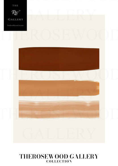 Décoration murale minimaliste | Accès instantané | Neutres naturels et chaleureux | Motif carré abstrait | Palette douce et terreuse | Formes géométriques