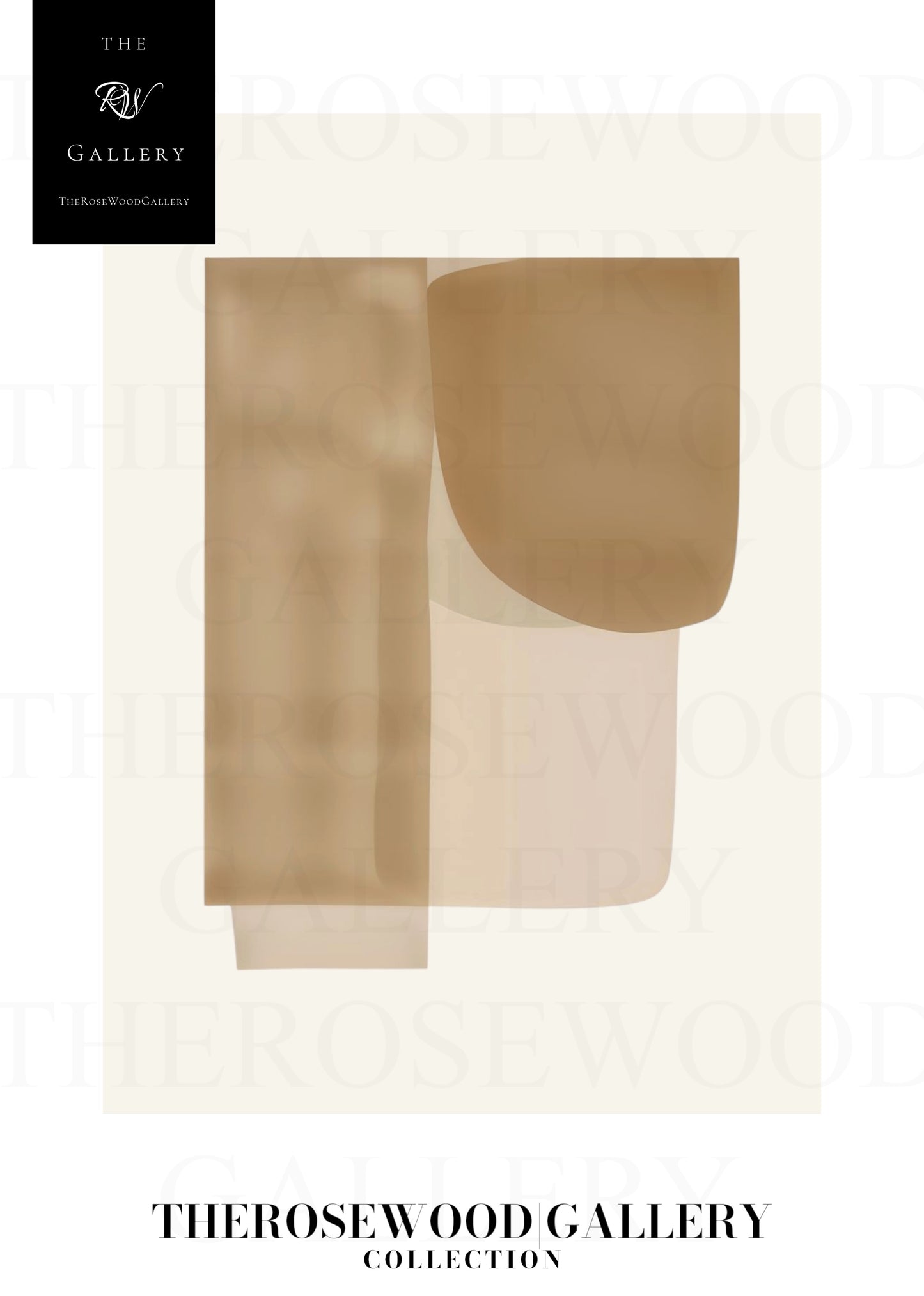 Modern Minimalist Abstract Print | Digital Wall Art | Warm Neutrals | Elegant Composition | Cozy Contemporary Decor