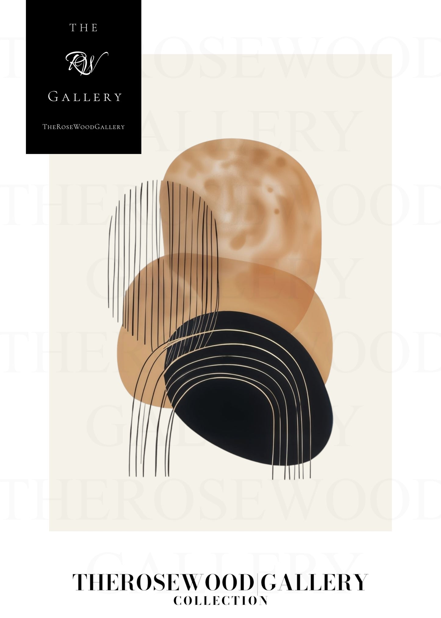 Refined Printable Art Piece | High Definition Quality | Gentle Shades | Abstract Shapes