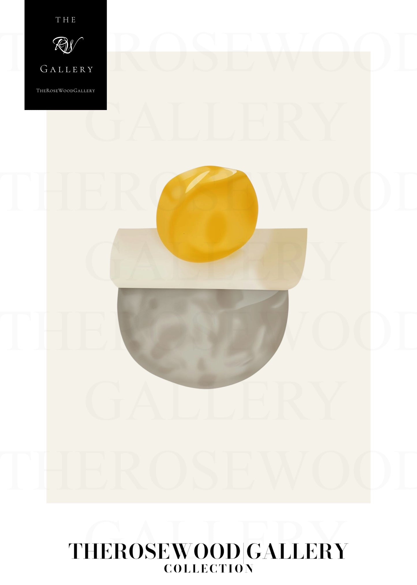 Geometric Minimalist Art Print | Ultra HD Download | Yellow Art | Sleek Patterns | Stylish Decor