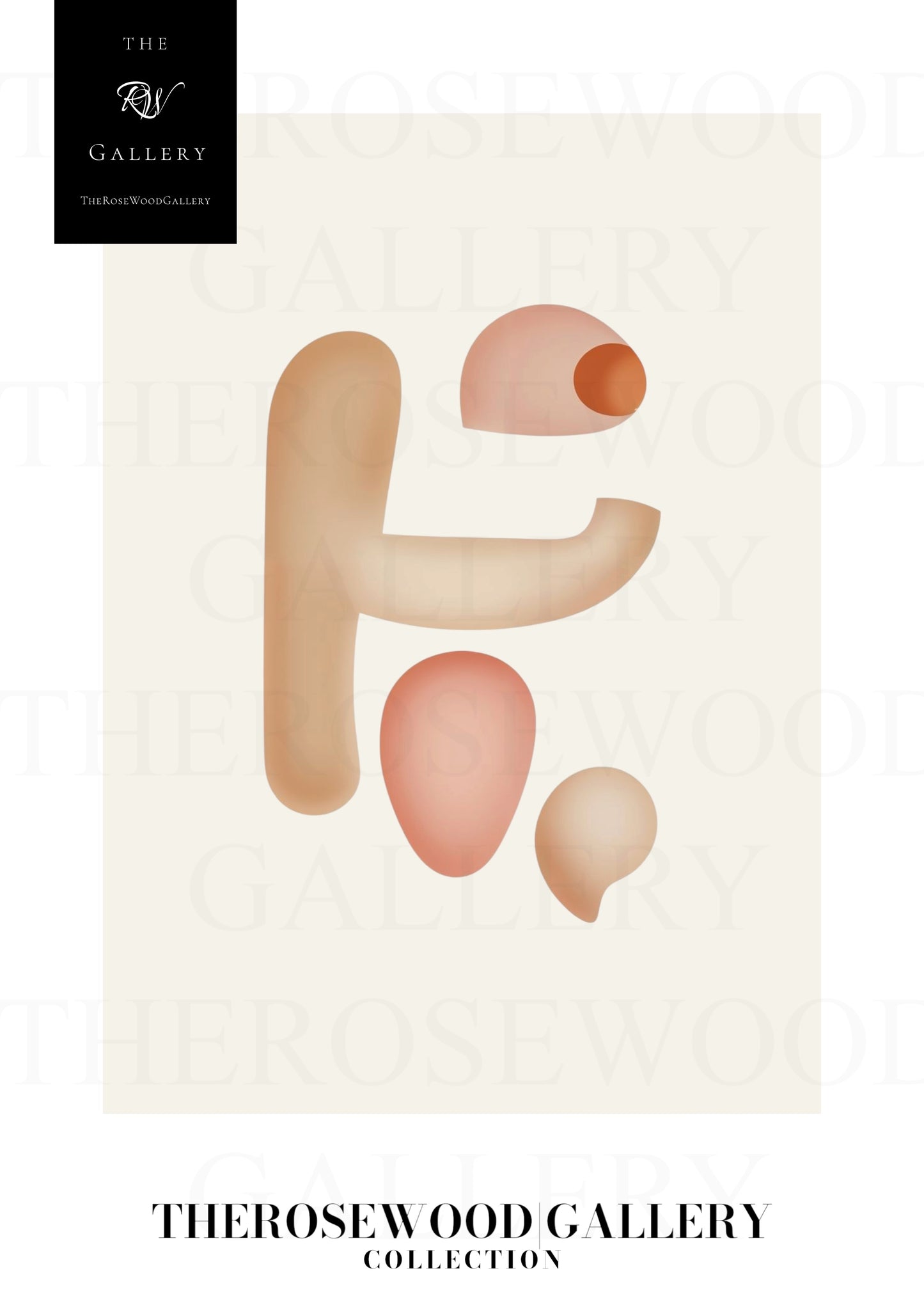Minimalist Wall Art Print | Crisp Digital Download | Soft Pink Colors | Abstract Circles | Contemporary