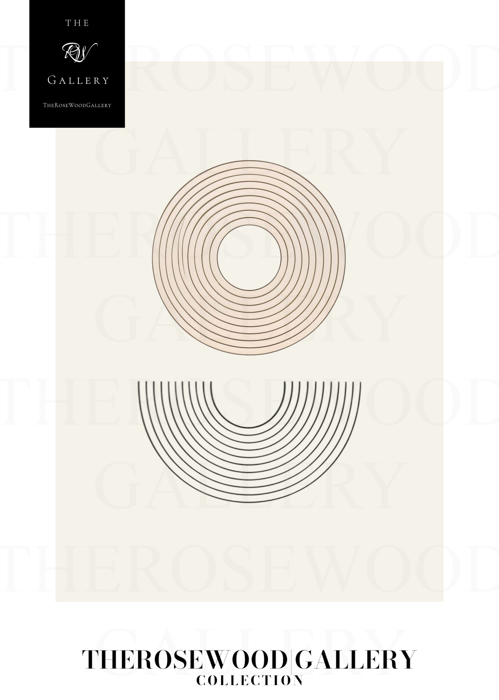 Digital Minimalist Wall Art | High-Resolution Download | Neutral | Fine Black Lines & Geometric Shapes | Contemporary Art