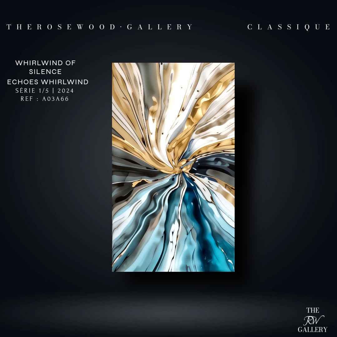 Elegant Navy Blue Shades Cream White Gray Painting Digital Abstract Art Contemporary