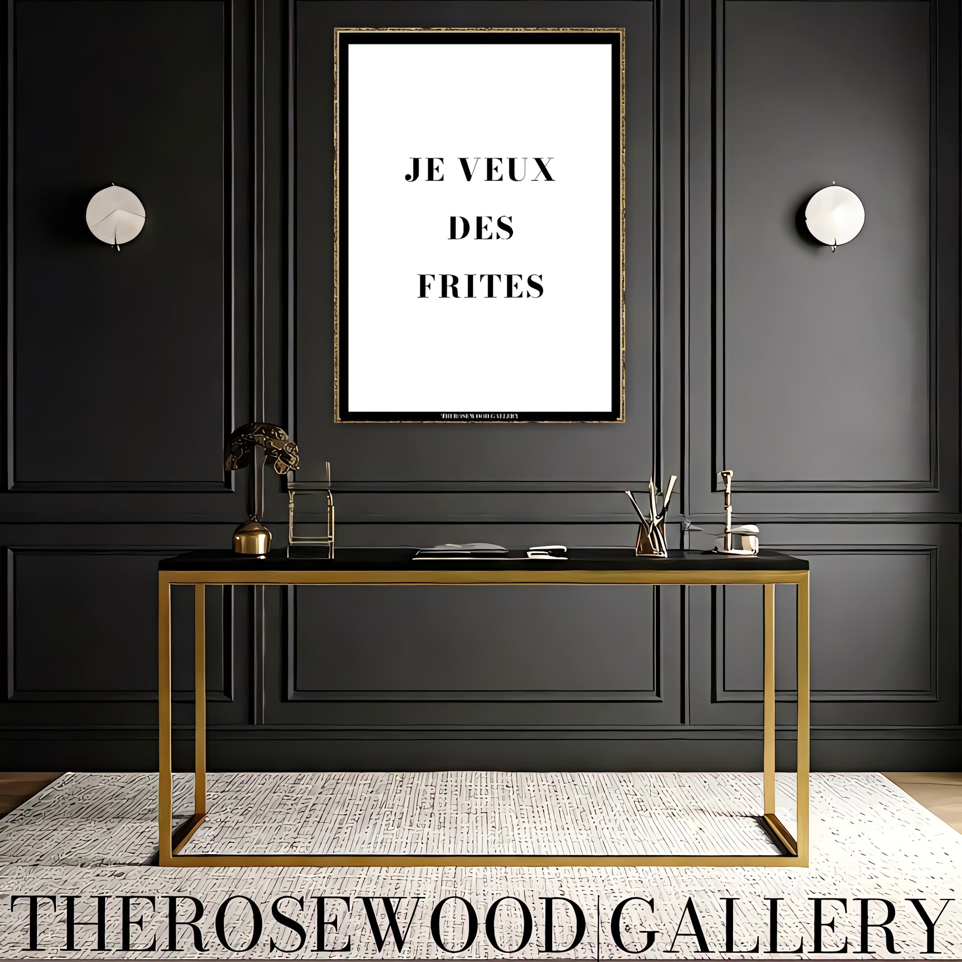 Minimal design home office decor. Contemporary typographic poster with uplifting quote. Premium digital download.