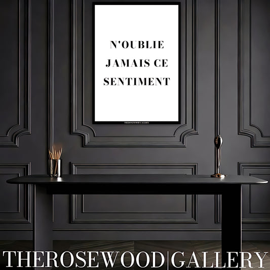 Minimalist art digital download featuring stylish typography in black and white for modern wall decor.