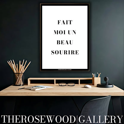 High-resolution digital art featuring a minimalist quote in black typography on a clean white background.
