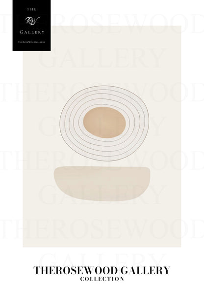 Printable Abstract Wall Art | Digital Download | Minimalist Neutral Colors | Chic Interior Design