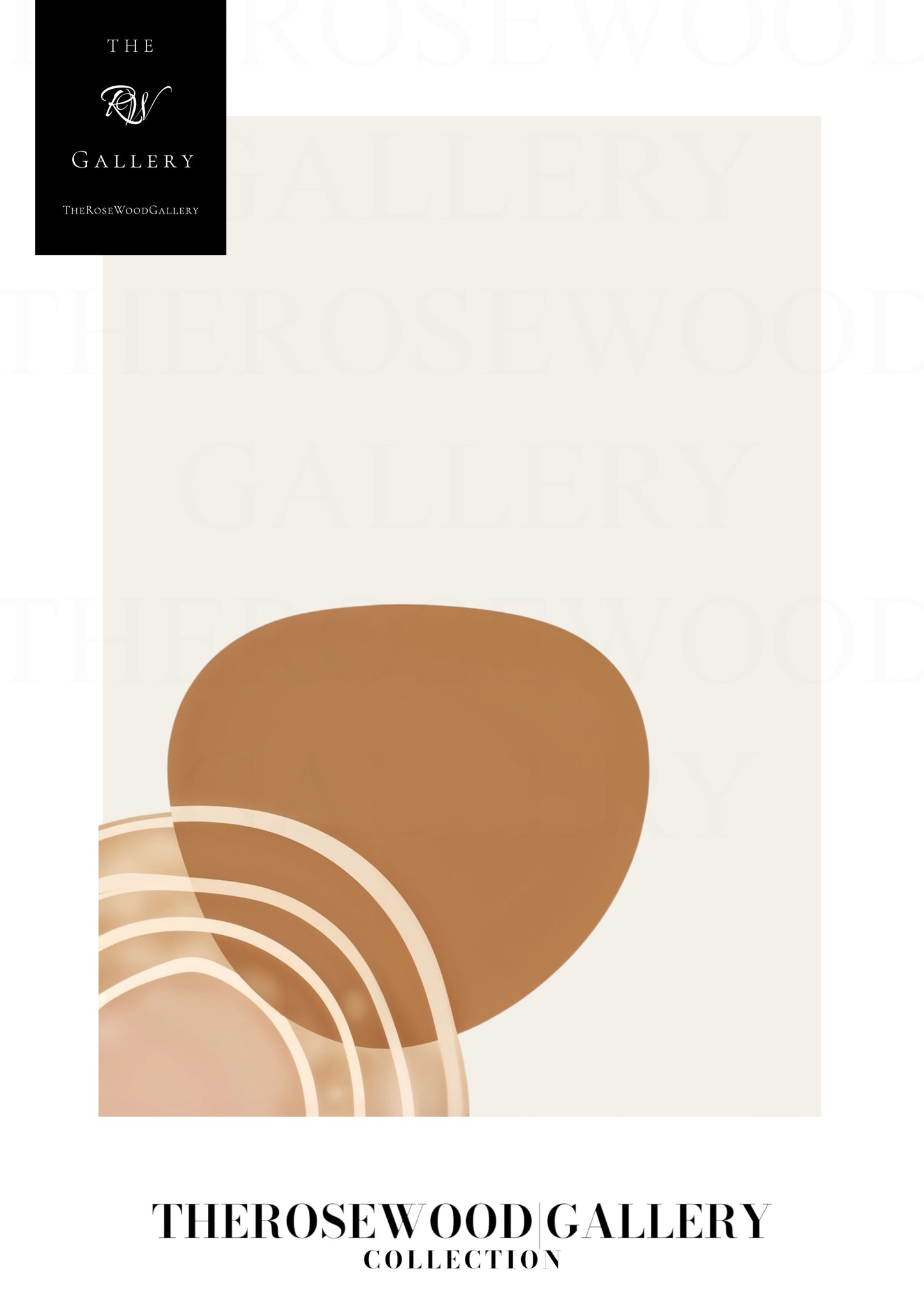 Minimal Abstract Digital Wall Art | Instant Download | Peaceful Neutral Shades | Stylish Interior Decor | Light Muted Hues | Curve Shapes | Cercle Line