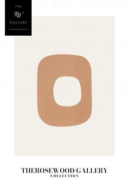 Affiche numérique abstraite et épurée | Téléchargement instantané | Palette neutre et calme | Décorations tendance | Teintes douces et pâles