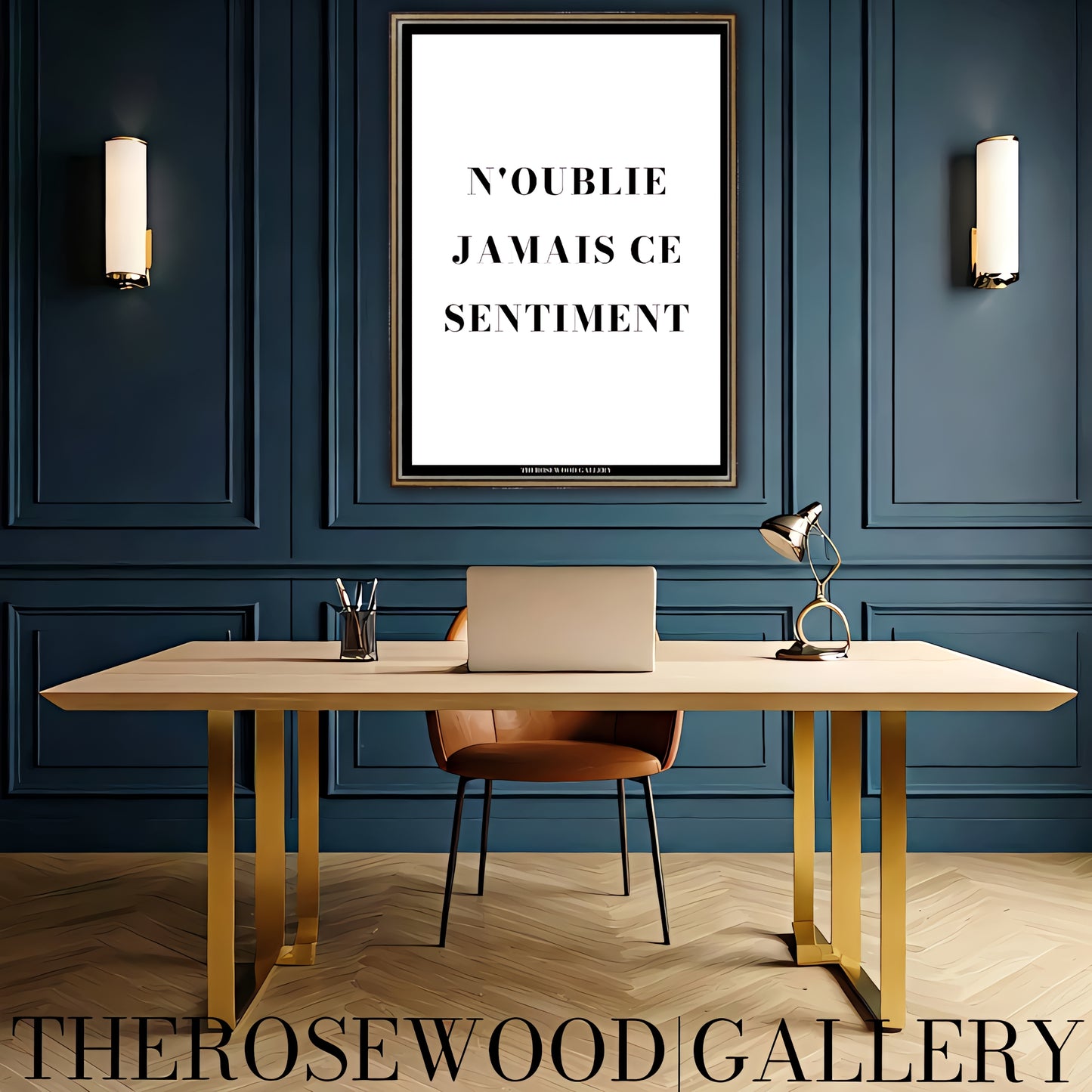 Minimalist art print: black and white typography digital download for stylish home wall decor.