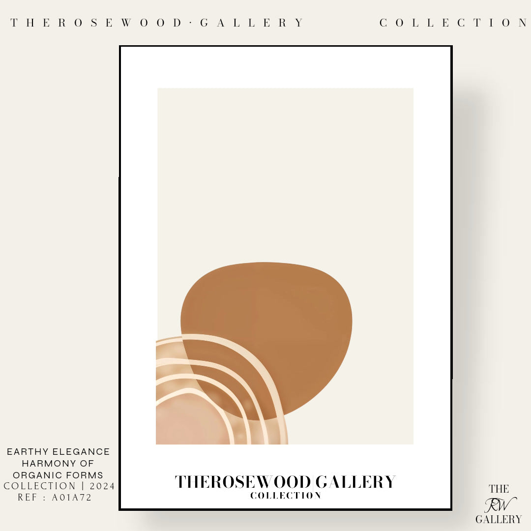 Minimal Abstract Digital Wall Art | Instant Download | Peaceful Neutral Shades | Stylish Interior Decor | Light Muted Hues | Curve Shapes | Cercle Line