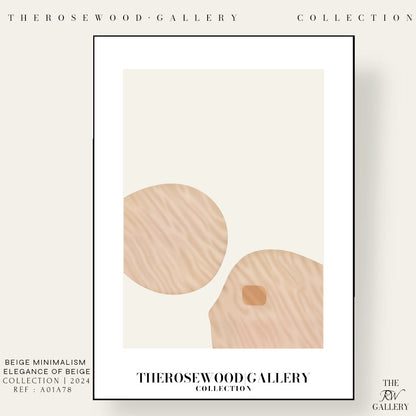 Minimalist Wall Art Prints | Instant Digital Download | Cozy Neutral Tones | Sophisticated Circular Home Decor | Gentle Subdued Colors | Creamy Beige