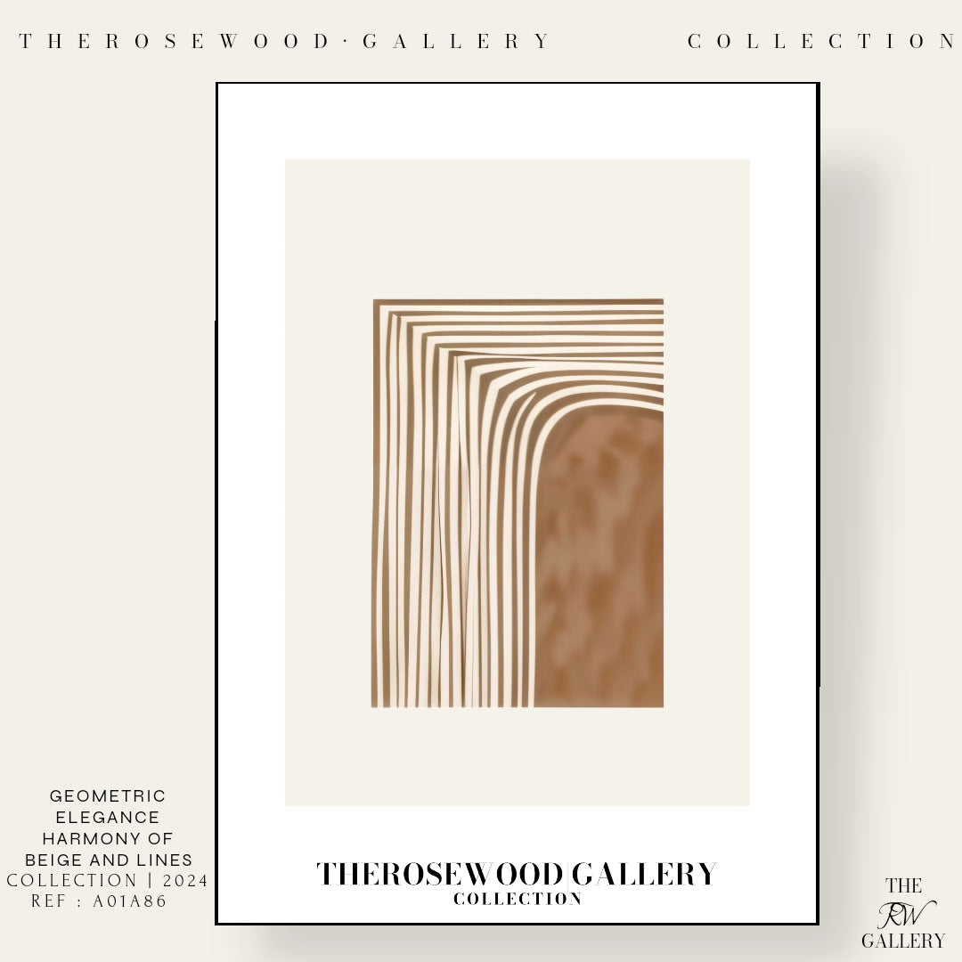 Moderne minimalistische druckbare Kunst | Sofortige digitale Lieferung | Gemütliche neutrale Farben | Zarte Linienmuster | Warme, gedämpfte Palette | Erdiges Beige-Taupe