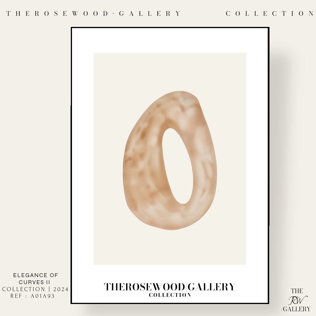 Affiche numérique minimaliste | Téléchargement instantané | Fond neutre et chaleureux | Formes circulaires abstraites | Tons terreux doux | Palette de couleurs beige taupe