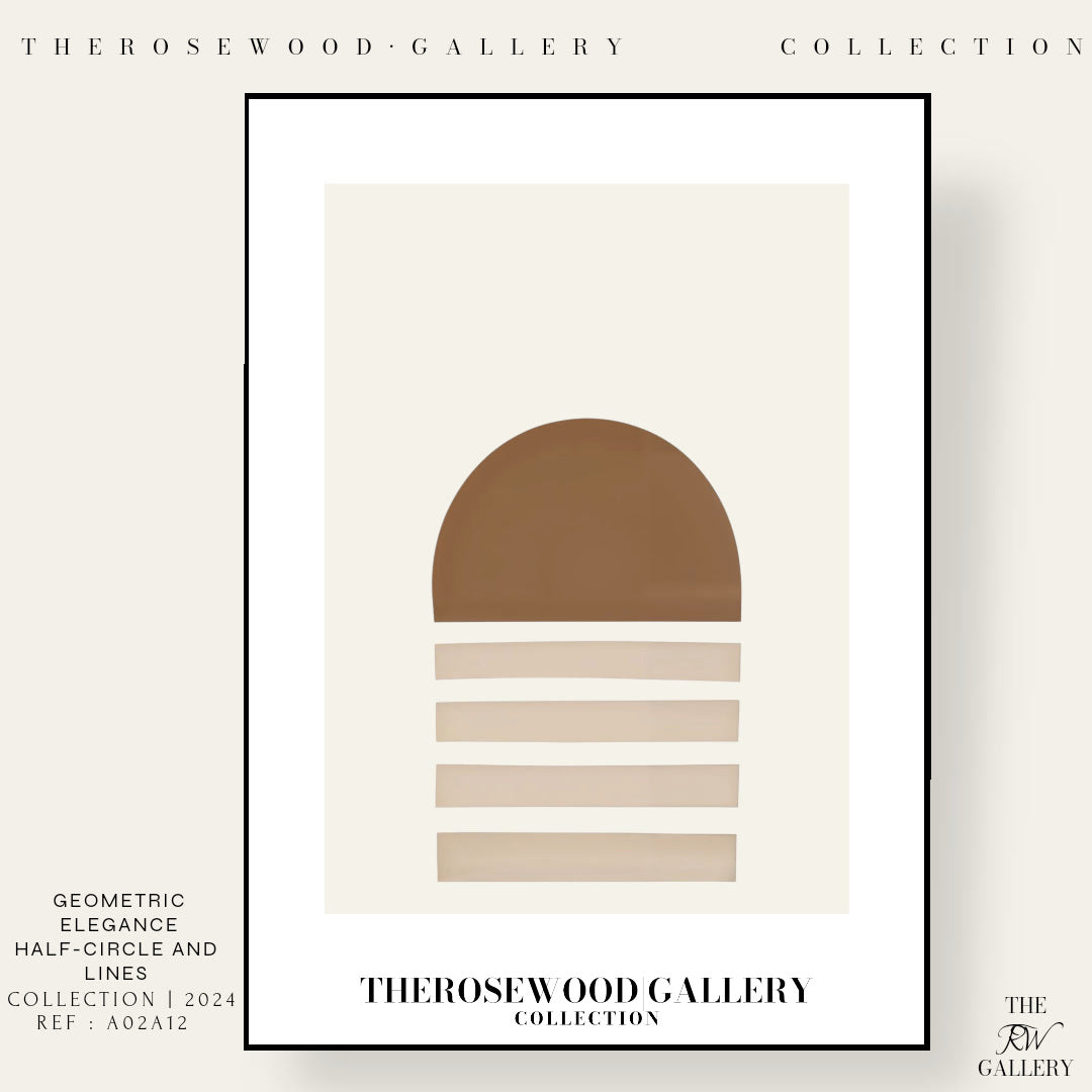 Minimalistischer Kunstdruck in blassem Sand | Digitale Wanddekoration | Neutrale, moderne Innenräume | Kreisförmiges, abstraktes Design | Druckbar in sanften Naturtönen