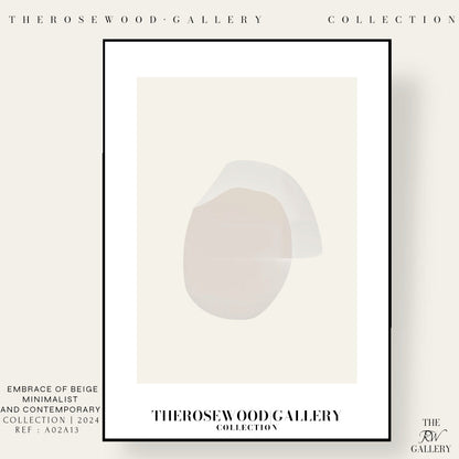 Impression minimaliste gris discret | Téléchargement numérique instantané | Décorations d'intérieur neutres | Motif circulaire moderne | Affiche abstraite
