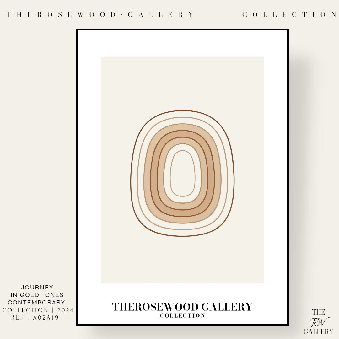 Décoration murale minimaliste moderne | Téléchargement numérique instantané | Décoration d'espace de travail neutre | Coups de pinceau abstraits | Palette de bruns terreux | Affiche artistique épurée