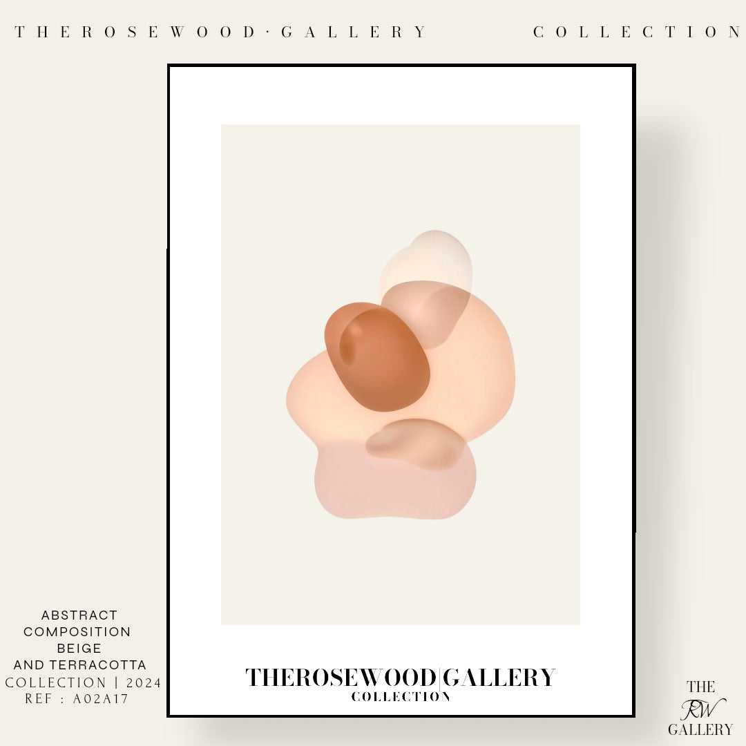 Contemporary Circle Art | Digital Download | Neutral Bedroom Decor | Layered Circular Motifs | Gentle Pastel Palette | Abstract Poster