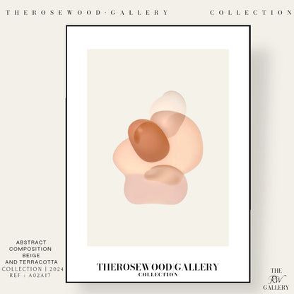 Contemporary Circle Art | Digital Download | Neutral Bedroom Decor | Layered Circular Motifs | Gentle Pastel Palette | Abstract Poster