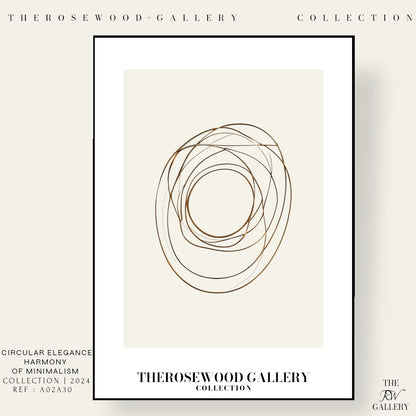 Soft Gold Contours | Modern Lines Abstract Print | Digital Drawing | Home Decor | Beige Tones | Contemporary Wall | Artful Living Space