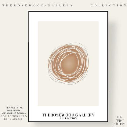 Cream Linear Harmony | Minimalist Wall Poster | Geometric Digital Artwork | Cozy Interior Vibes | Warm Neutral Palette | Artistic Home Display