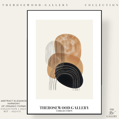 Refined Printable Art Piece | High Definition Quality | Gentle Shades | Abstract Shapes