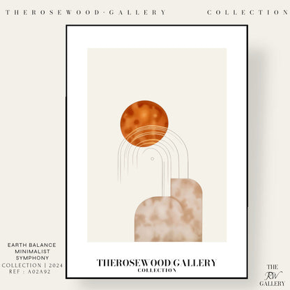 Contemporary Centerpiece Prints | Professional Resolution Download | Desert Tones | Architectural Forms | Room Art