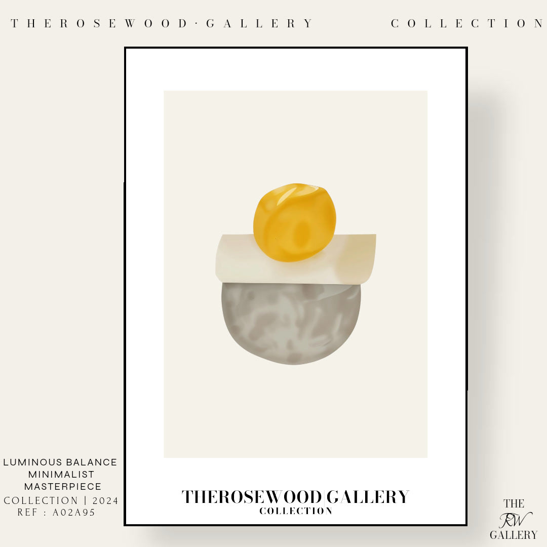 Geometric Minimalist Art Print | Ultra HD Download | Yellow Art | Sleek Patterns | Stylish Decor