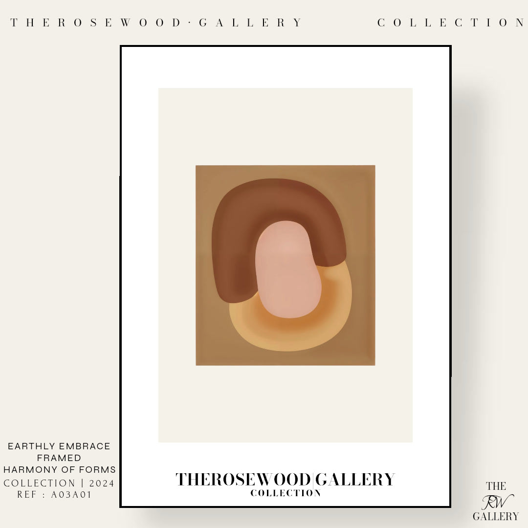 Geometric Minimalist Print | Digital File | Brown Warm Shades |  Abstract Square Art | Home Decor