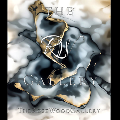 Abstract Contemporary Art To Print Smoke Art Grey Black Gold Beige Pouring Painting