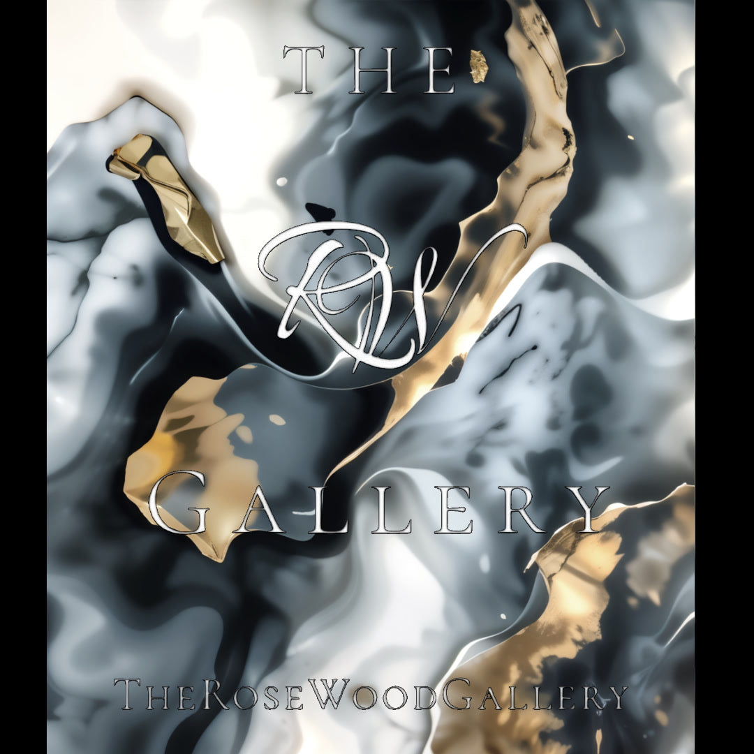 Abstract Digital Minimalism Art Smoke Art Grey Black Gold Beige Pouring Painting