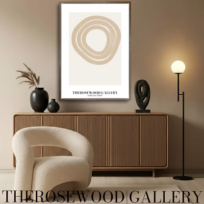 Abstract Digital Art Instant Download Printable Modern Wall Decor Neutral Colors Elegant Interior Design