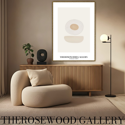 Printable Abstract Wall Art | Digital Download | Minimalist Neutral Colors | Chic Interior Design