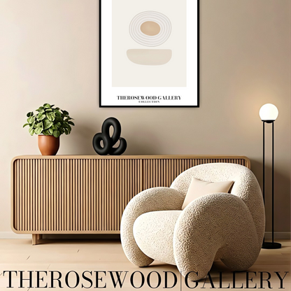 Printable Abstract Wall Art | Digital Download | Minimalist Neutral Colors | Chic Interior Design